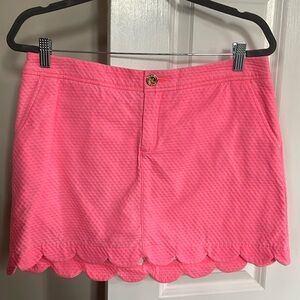 Lily Pulitzer skort with scalloped edge